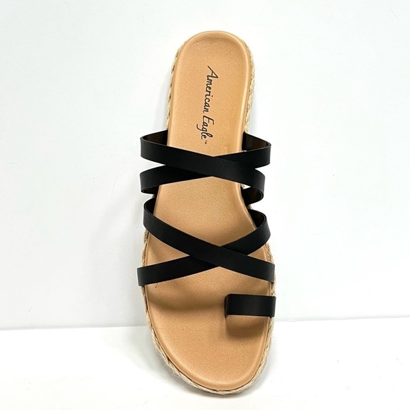 NWT American Eagle Payless Suri Sandal in Black, Size 9 - Picture 5 of 7